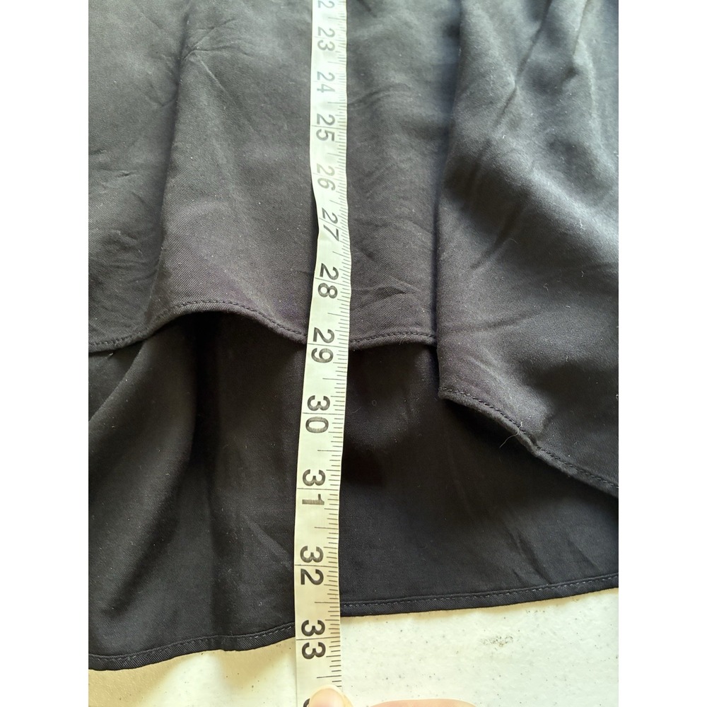 Wilfred free popover long sleeve tunictop Womens XS Black Oversized Rayon - Picture 7 of 7